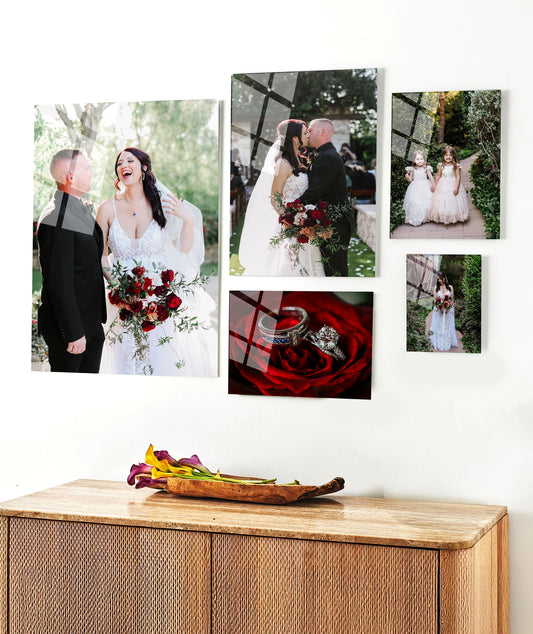 The Memory Mosaic – 5 Dynamic Metal Prints, Mixed Sizes, Major Impact